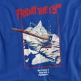 thumbnail image 2 of Friday The 13Th Axe Poster Women's T Shirt, Royal, Medium, 2 of 6