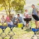 thumbnail image 3 of Mini Folding Camping Stool Portable Fishing Chair Seat For Camping Fishing Hiking Gardening And Beac Banmo, 3 of 3