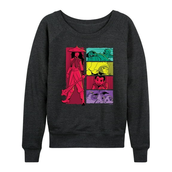 Raya and the Last Dragon - Raya And Friends - Women's Lightweight French Terry Long Sleeve Shirt