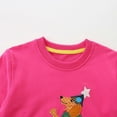 thumbnail image 4 of Girls Christmas Sweatshirt Kids Long Sleeve Pink Pullover Kids Holiday Cotton Top,Size 3-4 T, 4 of 9