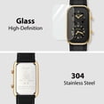 thumbnail image 4 of Men’s Vintage Quartz Watch Rectangular Dual-Dial Design with Dual Time Zone,Waterproof Man Watch with Leather Strap, Perfect for Travel & Business, 4 of 7
