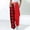 Red, variant on Women's Sweatpants Joggers Elastic High Waisted Drawstring Cinch Bottom Sweatpants Baggy Casual Trouser with Pockets