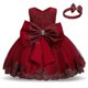 thumbnail image 1 of 5T Vestido de 12m para niña, vestido de 1 año de cumpleaños, vestido de bautizo para recién nacido, vestido para niña pequeña, Vestidos de bautismo para niño pequeño, 1 of 5