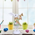 thumbnail image 4 of (Clearance) BNNG Resin Spring Animal Bunny Figurines Ornaments, 1 pc White/Gold Rabbit Bunny, Modern Decor, Home Decor Sculptures and Statues Handmade Artware Gifts, Easter Seasonal Cute, 4 of 9