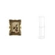 thumbnail image 1 of Marco de fotos vintage de resina y mesa auxiliar pequeña de acrílico transparente para una elegante decoración de mesa, pasillo, boda, oficina o balcó, 1 of 8