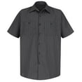 thumbnail image 2 of Red Kap Men's Short Sleeve Industrial Stripe Work Shirt, 2 of 4
