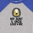 thumbnail image 4 of Inktastic Aunt and Uncle Love Me Nephew Lion Boys Baby Bodysuit, 4 of 5
