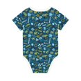 thumbnail image 2 of Daiia Modern Excavator Printed Unisex-Baby Short Sleeve Onesies Bodysuits Baby Climbing Clothes Soft and Comfortable Romper with Expandable Shoulder Design-2 Years, 2 of 8