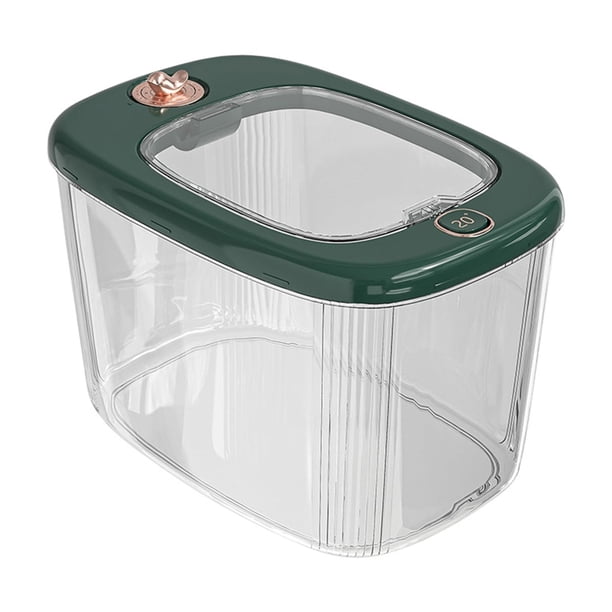 Transparent Rice Bucket Justharion Restaurant Moisture-proof Rice Bucket Transparent Visible ...