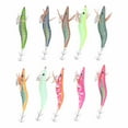 thumbnail image 2 of Señuelos de Pesca Cebo, 10 Piezas Anzuelo de Calamar Anzuelo de Calamar Señuelos de Pesca Duros Pesca de Camarones Cebo Señuelo Altamente Recomendado, 2 of 8