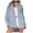 Light Blue, variant on Denim Jacket for Women Tassel Rhinestones Denim Coats Lapel Button Down Jean Coats Casual Loose Fit Denim Jacket Coat Jackets for Women