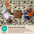 thumbnail image 4 of Design&I 2'x3' Ultra Soft Door Mat, Antler Border Print Tracks Motif Woodland Antlers Camo Hunting Flowing Dynamic None Fluffy Washable Easy Care Indoor rug for Bedside Entryway, 4 of 7