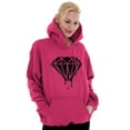 thumbnail image 3 of Diamond Dripping Fashionable Girly Hoodie Sweatshirt Women Men Brisco Brands X, 3 of 6