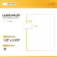 thumbnail image 3 of HOUSELABELS 18-up Address Labels (2-3/8" x 1-1/4") For Laser and Inkjet Printers, 100 Sheets, 3 of 6