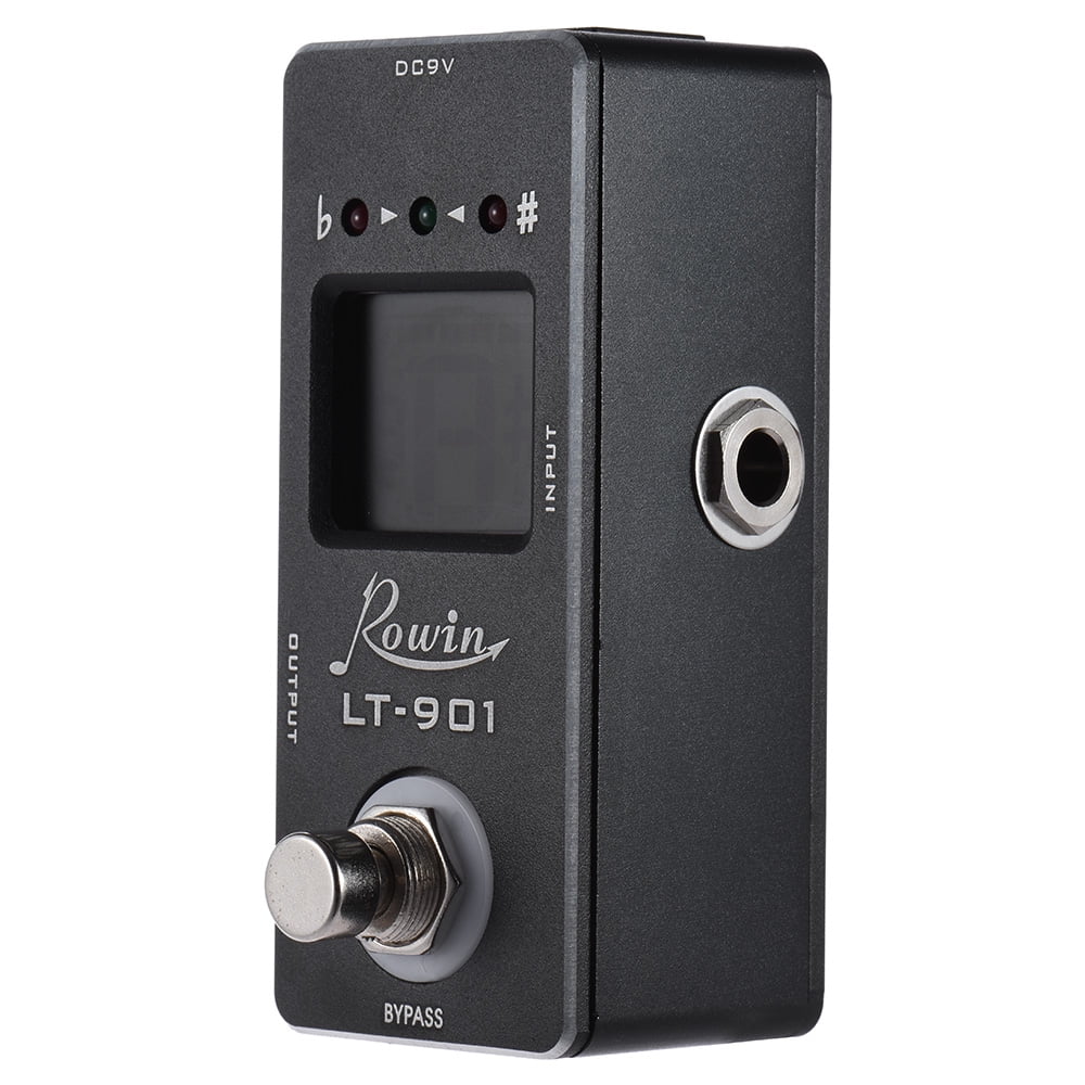 Elowen Pedal Effect Effect Mini Chromatic Guitar Tuner Pedal Effect True Bypass LCD Display