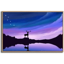 IDEA4WALL Framed Canvas Wall Art for Living Room, Bedroom Dreamland Theme Canvas Prints for Modern Home Decoration Ready to Hang