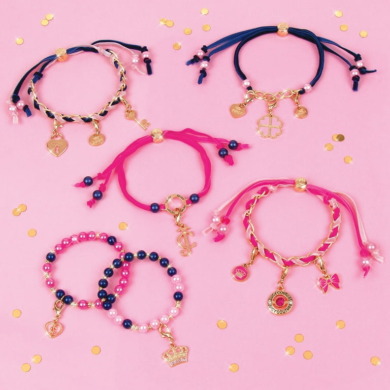 Make It Real - Juicy Couture Absolutely Charming Bracelet Making Kit - Kids  Jewelry Making Kit - DIY Charm Bracelet Making Kit for Girls - Friendship