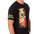 thumbnail image 2 of Demon Slayer Mens' Zenitsu Agatsuma Panels Kanji Graphic Print T-Shirt, 2 of 4