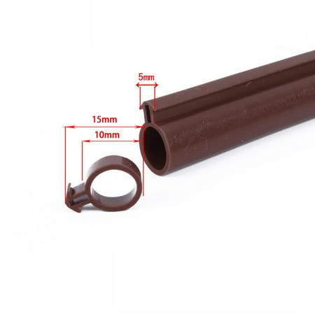 

5M Rubber Seal Weather Strip Foam Tape Door Shutter Draught Excluder 8mm to 10mm