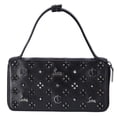 thumbnail image 1 of Pre-Owned Christian Louboutin Panettone Wallet XL Clutch 1175110 Black Leather Beaded, 1 of 8