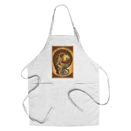 Scarlet Maiden - Hard Apple Cider - Lantern Press Artwork (Cotton/Polyester Chef's