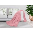thumbnail image 4 of Crover All Season Waffle Premium Thermal Blanket Queen Size 90""x90"" Durable Soft Cozy Breathable Weave Design 100% Cotton, Orchid Pink, 4 of 5
