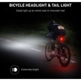 thumbnail image 3 of Luces de bicicleta recargables por USB para montar de noche, luz delantera superbrillante y juego de luces LED traseras para bicicleta, faro delantero para bicicleta, luz trasera, Negro esquí esquí Gafas de esquí, 3 of 5