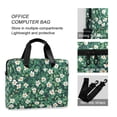 thumbnail image 4 of FORMRS 16" Laptop Bag Carrying Sleeve Case with Handle Travel Shoulder Briefcase, Small White Flowers, 4 of 8