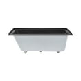 thumbnail image 3 of Voltaire 60" x 30" Right-Hand Drain Alcove Bathtub in Matte Black, 3 of 11