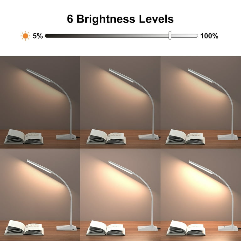 Kootion 12W Desk Lamp 72 LEDs with USB Port photo 6
