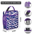 thumbnail image 2 of Sac à Lunch Léopard Romantique – Motif Guépard Taches Esthétique Design Animal Classique Mode Mignon Sac Isolé Réutilisable, 2 of 6