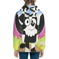 thumbnail image 4 of Lsque Bluey Patten Youth Hoodie Sweatshirt Pullover with Kangaroo Pocket Boys and Girls Hoodie Warm Hoodie for Kids, 4 of 8