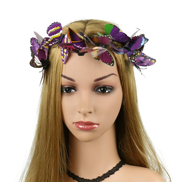 Bandeau Élégant pour Femmes avec Sangle, Chapeau de Fête à Fleurs, Accessoire pour Cheveux