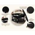 thumbnail image 4 of ChenyueFurn 31.5" Round Storage Coffee Table for Living Room,Black, 4 of 8
