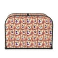thumbnail image 2 of Fotbe Corgi Head with Floal for Four Slice Toaster Cover, Fingerprint Protector, Super Soft Appliance Cover And Dust Cover,Bread Dust Cover & Fingerprint Protection, 2 of 7