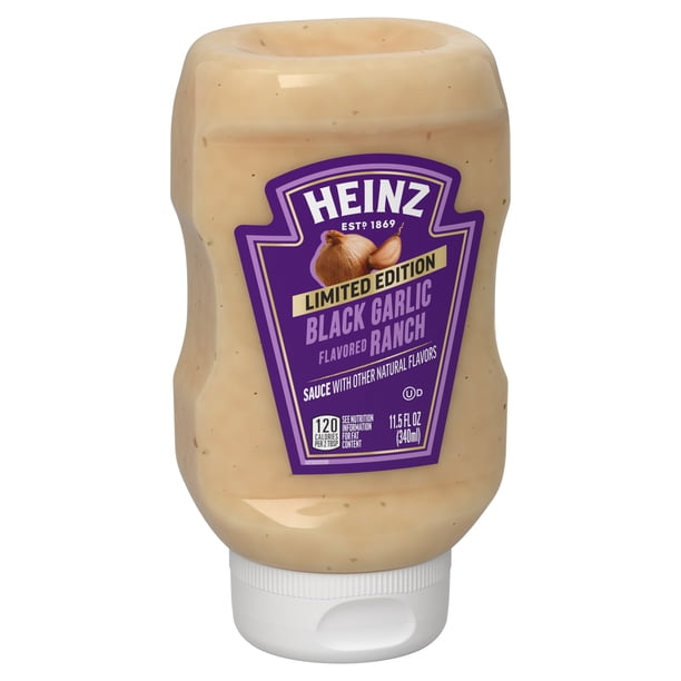 black ranch dressing Heinz Garlic - Salad dressings popeyes sauces blackened ranch