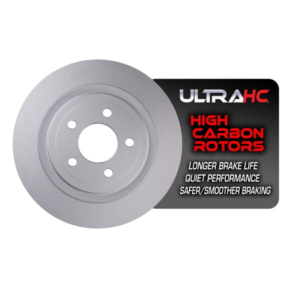 UltraHC Coated High Carbon Brake Rotor, Rear UR001591, Ford Explorer 2021-2020