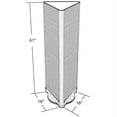thumbnail image 2 of 72 Pocket, Three-Sided Revolving 16"W x 60"H Pegboard Brochure Floor Display Kit, 2 of 5
