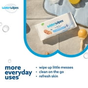 WaterWipes Sensitive Newborn & Baby Wipes, 3-In-1 Cleans, Cares, Protects, 99.9% Water, Unscented & Hypoallergenic, 12 Packs (720 Wipes)