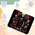thumbnail image 3 of Alfombrilla de ratón Skeleton King con base de goma antideslizante, cuadrada, protector para portátil, almohadillas de escritura, alfombrilla de ratón para juegos de ordenador, alfombrilla, 3 of 7