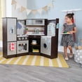 KidKraft Ultimate Corner Play Kitchen with Lights & Sounds Espresso