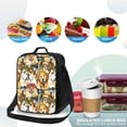 thumbnail image 4 of Lsque Watercolor Dogs Lunch Bag Lunch Box for Women Men Reusable Insulated Lunch Tote Bag,Leakproof Thermal Cooler Sack Food Handbags Case High Capacity, 4 of 9