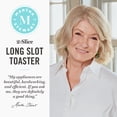 thumbnail image 4 of Martha Stewart Long Slot 2 Slice Toaster, Indigo Blue, 4 of 6
