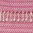 thumbnail image 3 of Rizzy Home  Chevron Hand Loomed Woven Throw Hot Pink/ Natural, 3 of 5