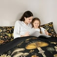 thumbnail image 4 of Feelyou 3D Butterfly Animal Bedding Comforter Set 7 Pieces, Rustic Groovy Floral Full Bedding Set, Farmhouse Botanical Plant Reversible Fitted Sheet Flat Sheet, Lightweight Room Decor, 4 of 8