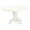 White, variant on Pemberley Row Wood Saddle Brown Dining Table Oval Butterfly Leaf 60" Unassembled
