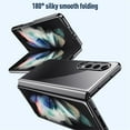 thumbnail image 3 of SaniMore for Samsung Galaxy Z Fold 4 Electroplating Folding Case, Rugged PC High Transparent [Not Yellowing Technology] Full Body Protective Case for Samsung Z Fold 4 Women Men, Green, 3 of 7