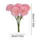 thumbnail image 3 of Ramo de seda con claveles artificiales para bodas y decoración del hogar, flores artificiales para ramos de novia, centros de mesa, fiestas y decoraciones exteriores, 3 of 6