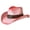 Pink, variant on Cowboy Hats for Women Men Straw Wide with Shapeable Brim Cowboy Hat for Womens