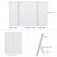 thumbnail image 4 of Espejo plegable de tres lados con luz Espejo pequeño de escritorio Espejo de maquillaje pequeño plegable de tres lados con atenuación portátil, 4 of 6